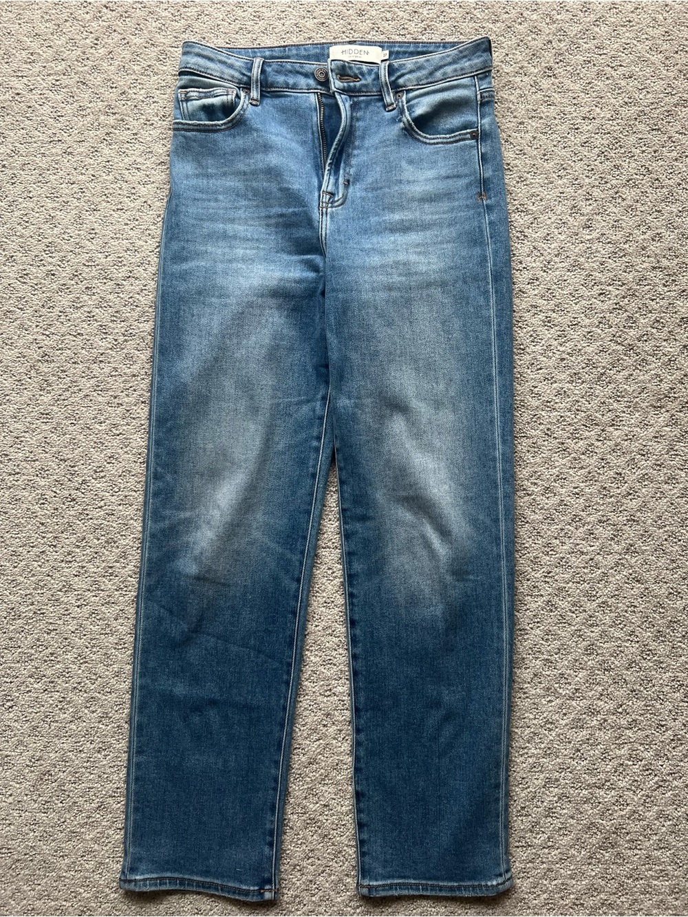 HIDDEN Blue Straight-Leg Jeans